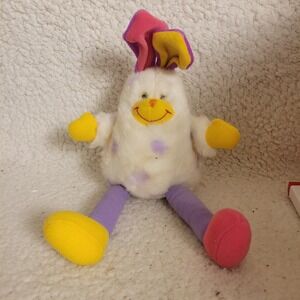 Midwestern Home Products Bunny Plush Unisex OS White Purple Excellent Easter Egg